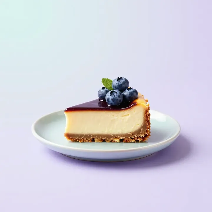 Blueberry cheesecake