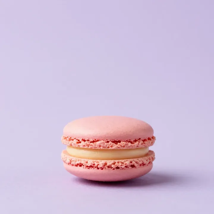 Strawberry macaron